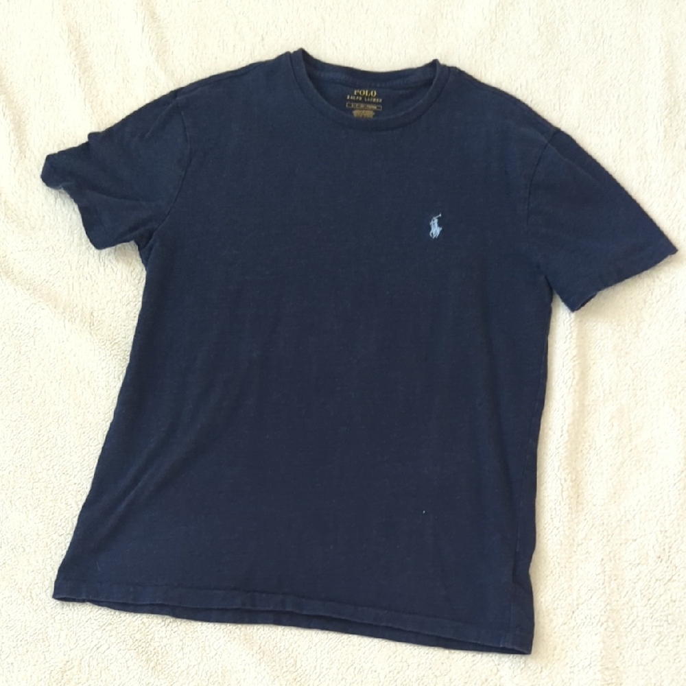 Polo by Ralph Lauren Men's Dark Blue Tee